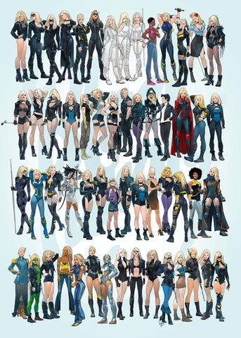 BLACK CANARY BEST OF THE BEST #1 (OF 6) COVER C OTTO SCHMIDT WRAPAROUND CARD STOCK VARIANT