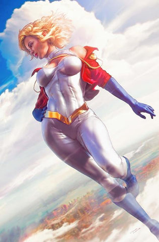 POWER GIRL #15 COVER C TIAGO DA SILVA CARD STOCK VARIANT