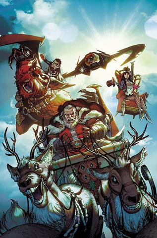 BATMAN SANTA CLAUS SILENT KNIGHT RETURNS #1 (OF 5) COVER A BERNARD CHANG