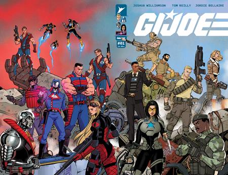 GI JOE #1 COVER A TOM REILLY WRAPAROUND