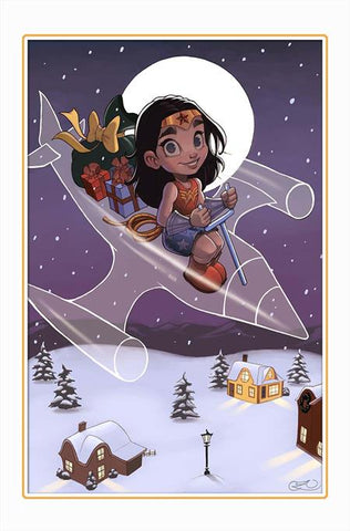 WONDER WOMAN #16 COVER D CHRISSIE ZULLO DC WINTER WONDERLAND CARD STOCK VARIANT