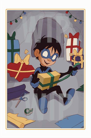 NIGHTWING #121 COVER D CHRISSIE ZULLO DC WINTER WONDERLAND CARD STOCK VARIANT