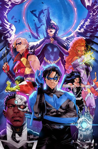 TITANS #18 COVER B EDWIN GALMON CARD STOCK VARIANT