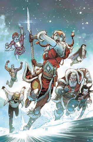 BATMAN SANTA CLAUS SILENT KNIGHT RETURNS #4 (OF 5) COVER A BERNARD CHANG