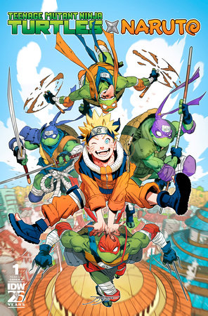 Teenage Mutant Ninja Turtles x Naruto #1 Variant 40th Anniversary (Duncan)